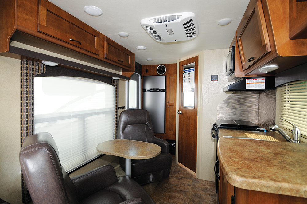 interior lance travel trailer