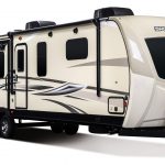 2019-Venture-RV-SportTrek-Touring-Edition-STT343VIK-Travel-Trailer-Exterior-Front-3-4-Door copy