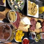 Favourite foods on a board