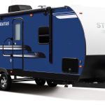 2019-Venture-RV-Stratus-SR261VRK-Travel-Trailer-Exterior-Front-3-4-Door copy