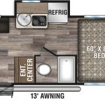 2020-KZ-RV-Escape-E181RD-Travel-Trailer-Floorplan