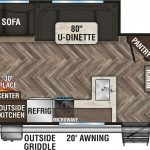 2020-KZ-RV-Sportsmen-LE-301BHKLE-Travel-Trailer-Floorplan