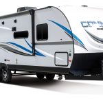 web-2020-KZ-RV-Connect-C271BHK-Travel-Trailer-Exterior-Front-3-4-Door