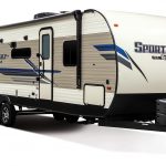 web-2020-KZ-RV-Sportsmen-LE-301BHKLE-Travel-Trailer-Exterior-Front-3-4-Door