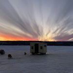 SuttonBayIceFishSunset