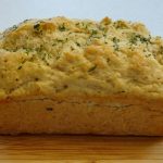 Focaccia Influenced Beer Bread on board