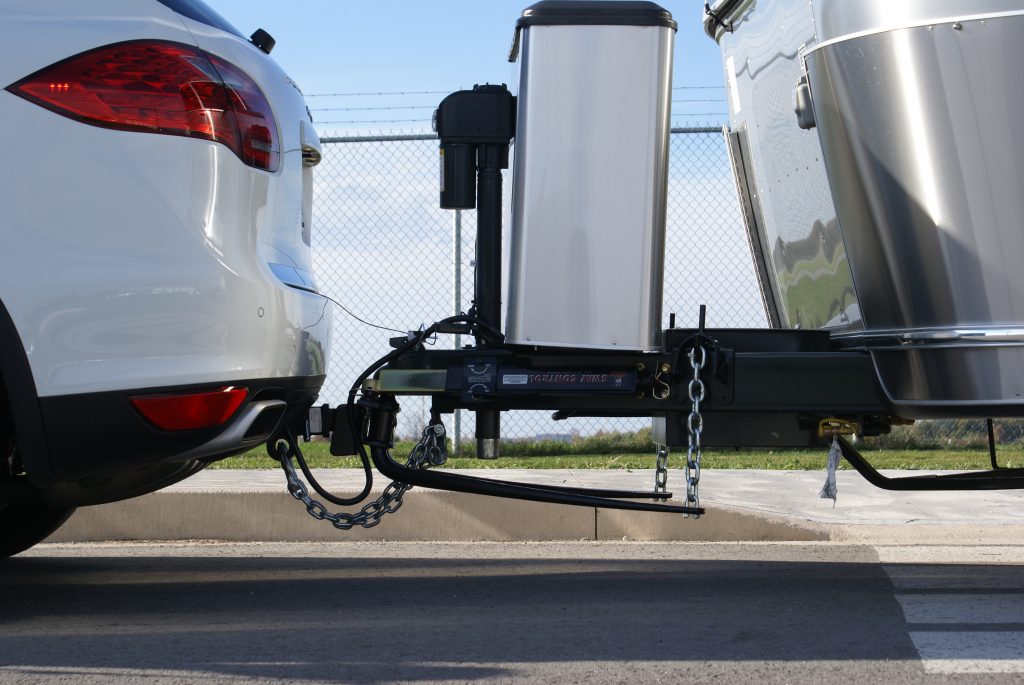 setting up travel trailer hitch