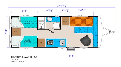 2004 citation travel trailer