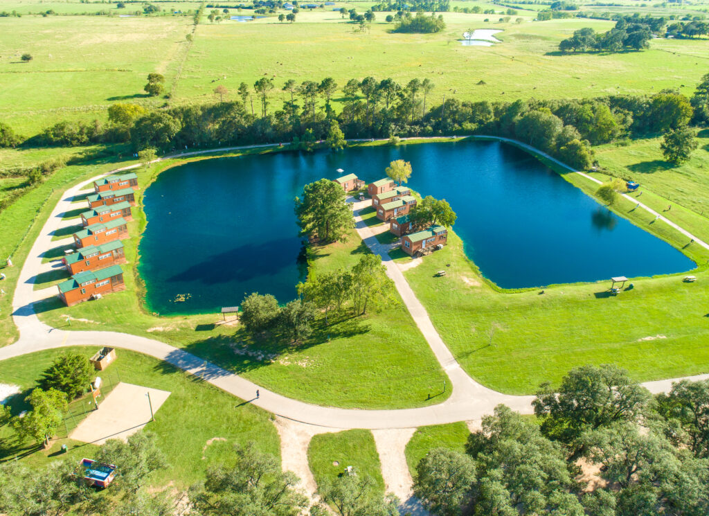 Lakefront cabins at Jellystone Park™ Waller, Texas