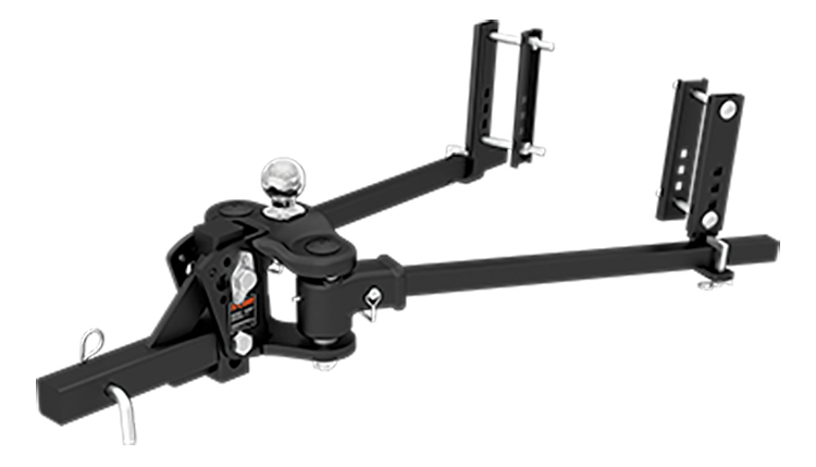 Curt TruTrack™ weight distribution hitch with sway control