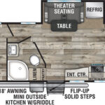 2022-KZ-RV-Connect-SE-C221FKKSE-Travel-Trailer-Floorplan