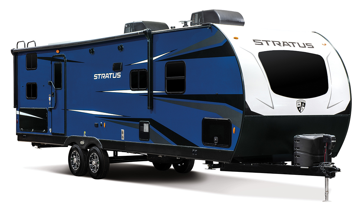 Venture RV Stratus SR281VBH exterior blue