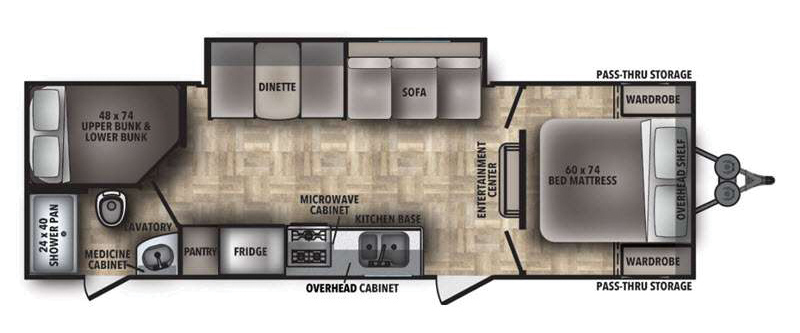 Shasta RV i-5 Edition 526DB interior floorplan