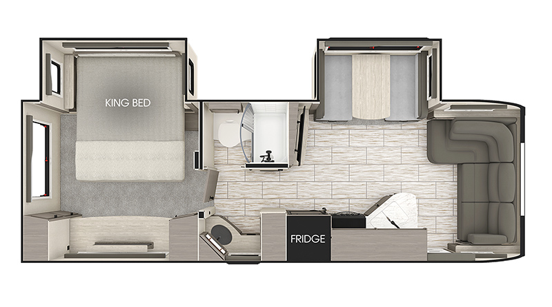 Lance Camper 2465 interior floorplan