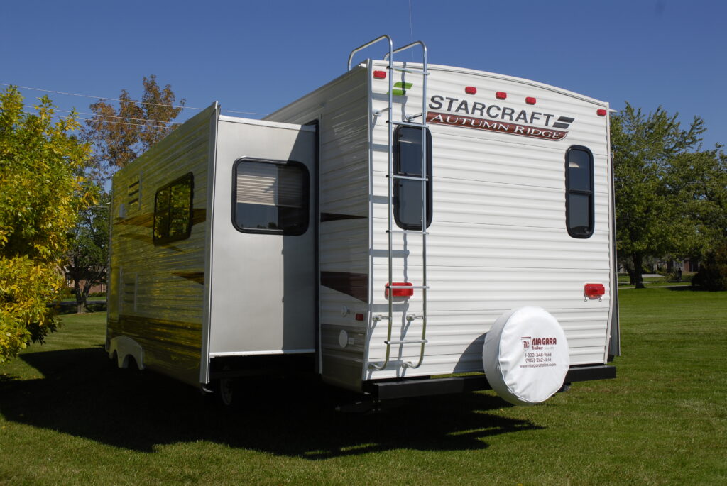 Travel Trailer shown with slide extended.