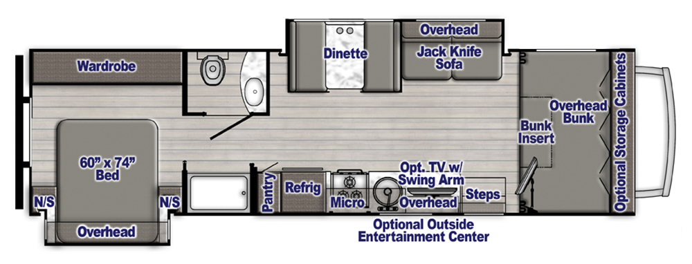 Gulf Stream Coach Conquest 6320 interior floor plan