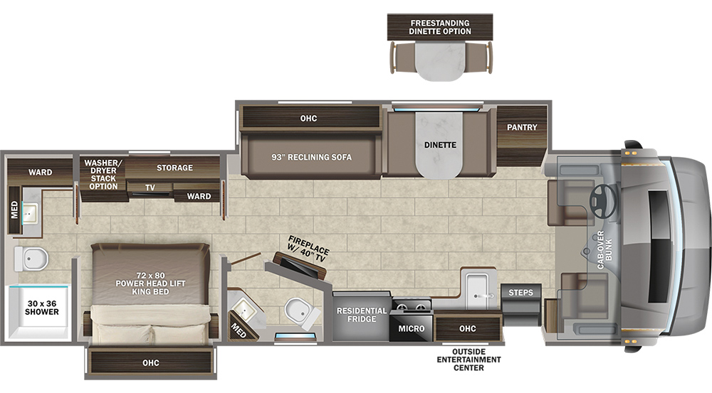 Entegra Coach Accolade XL 37K Super C interior floor plan