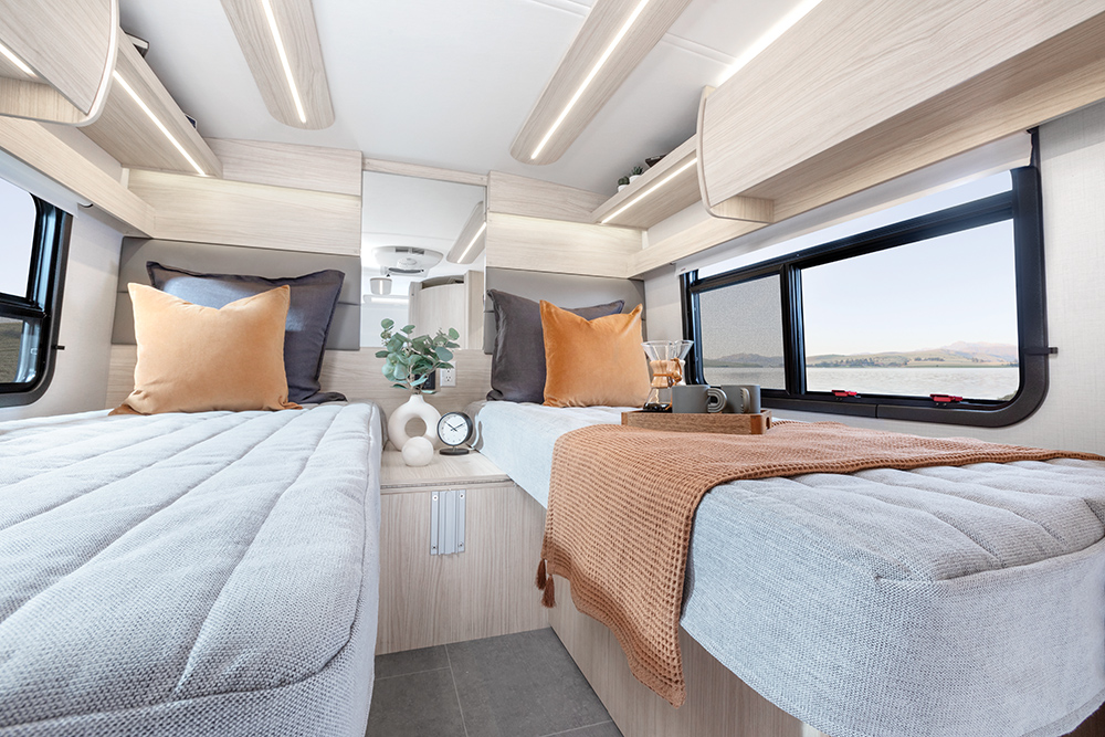 Leisure Travel Vans Wonder Rear Twin Bed - interior