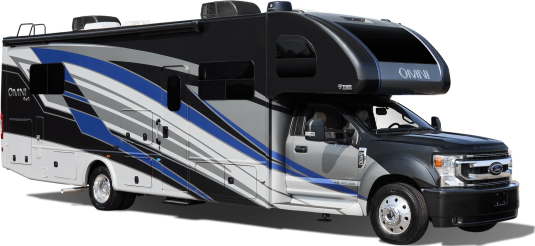 Thor Motor Coach 2024 Omni Paint Crystal Cove model 3Q LV35