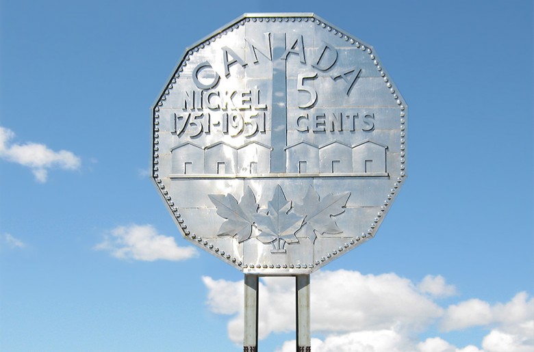 The Big Nickel in Sudbury, Ontario. Photo courtesy Bank of Canada Museum