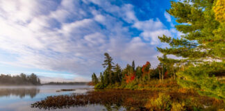 Mikisew Provincial Park Fall Colours. Photo courtesy Ontario Parks.