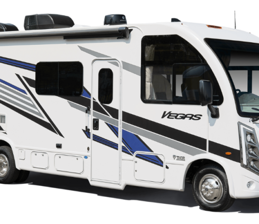 Thor Motor Coach Vegas 2024 Spectra Blue Exterior