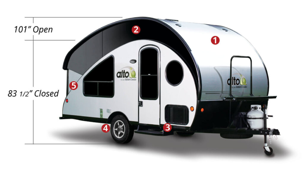 Safari Condo Alto series travel trailer