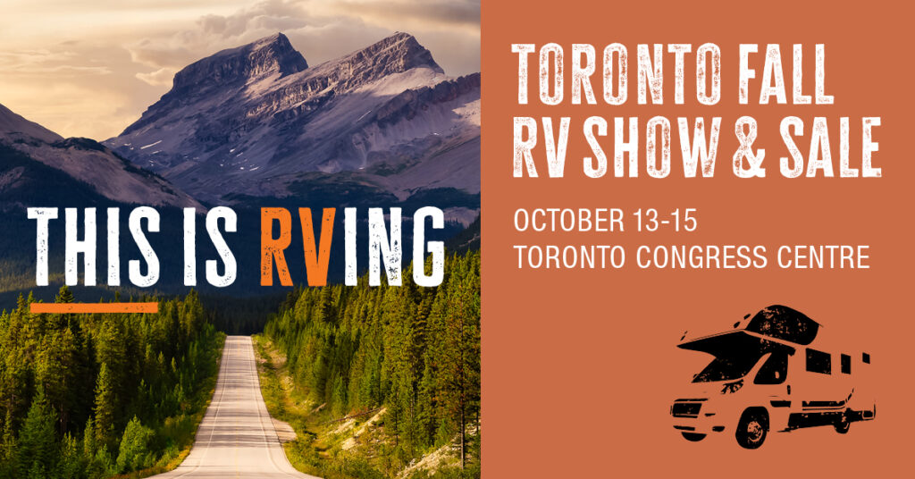 Toronto Fall RV Show October 13 - 15 2023