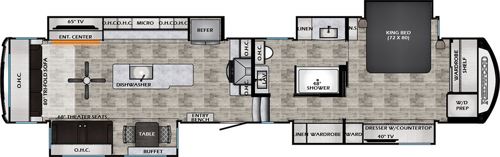 2024 Redwood Rv 4120gk Fifth Wheel