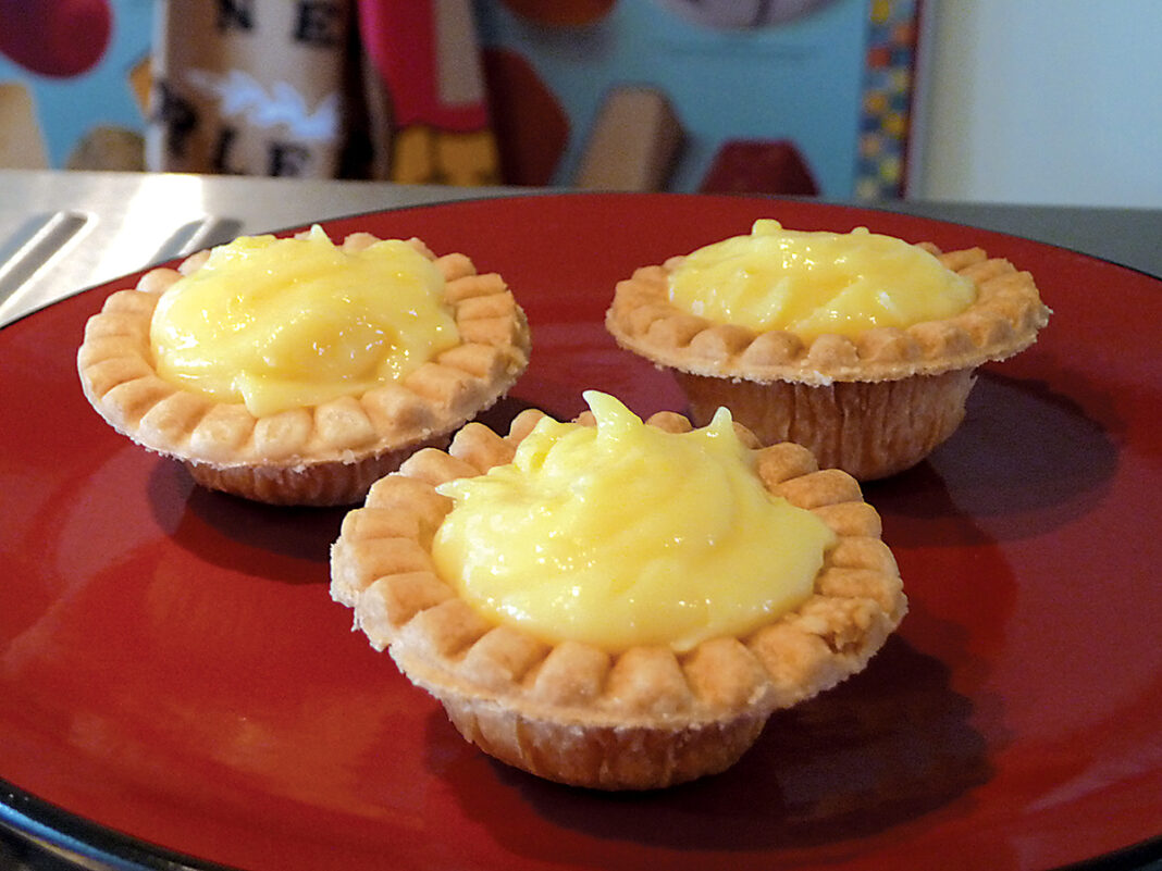 zesty lemon tarts