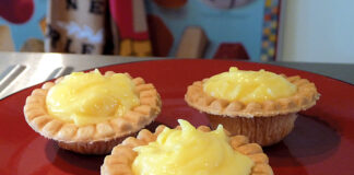 zesty lemon tarts