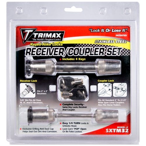 Trimax SXTM32 Trailer Coupler Lock Set