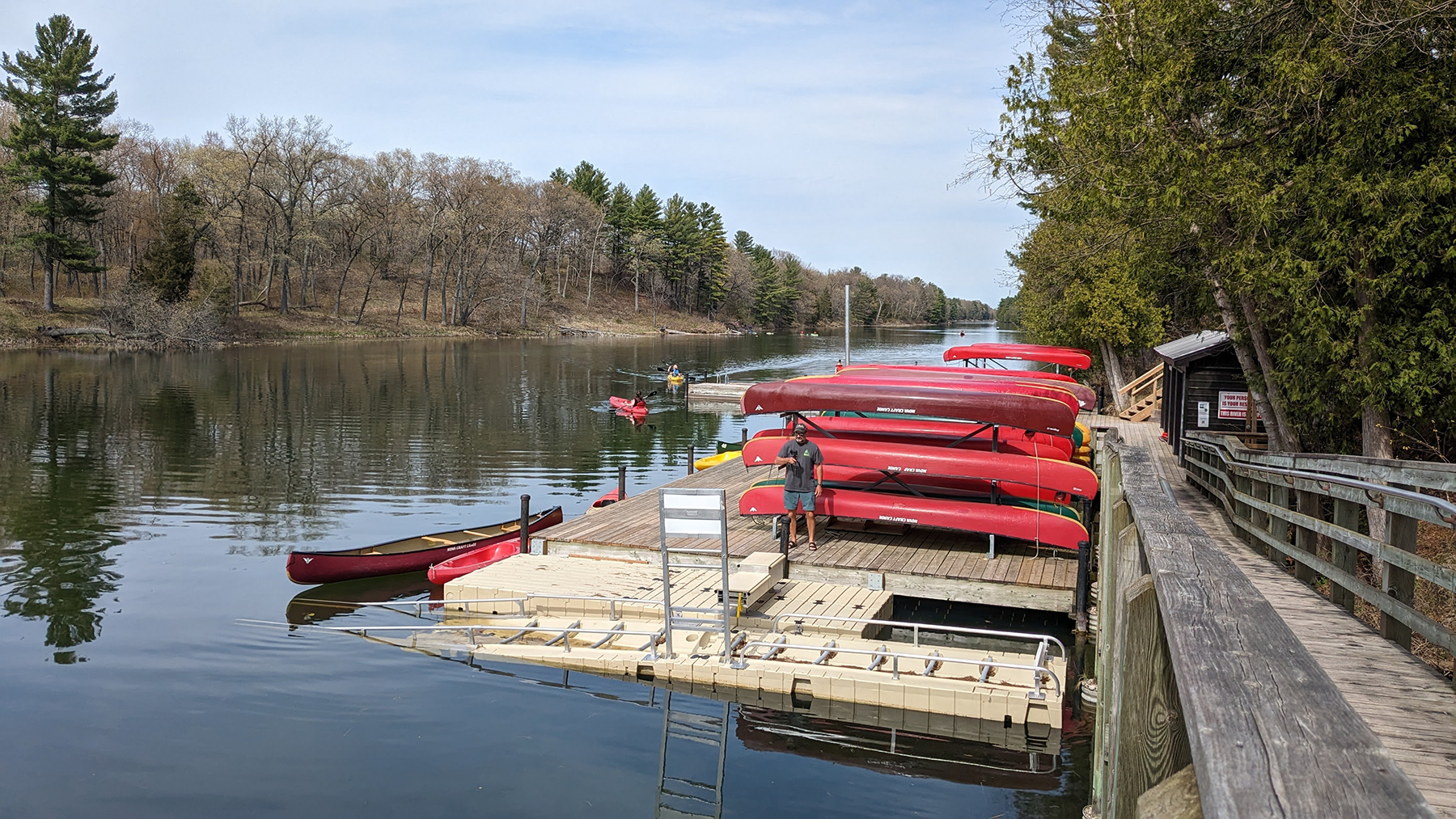 Old Ausable Channel rental canoes