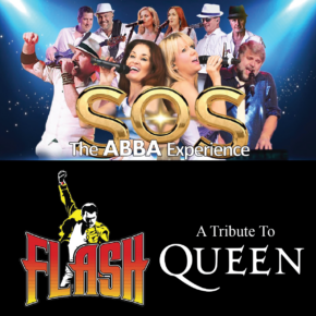 SOS - The ABBA Experience and Flash - A Tribute to Queen at Happy Green Acres in Mallorytown, Ontario July 18 and 19. 2025.