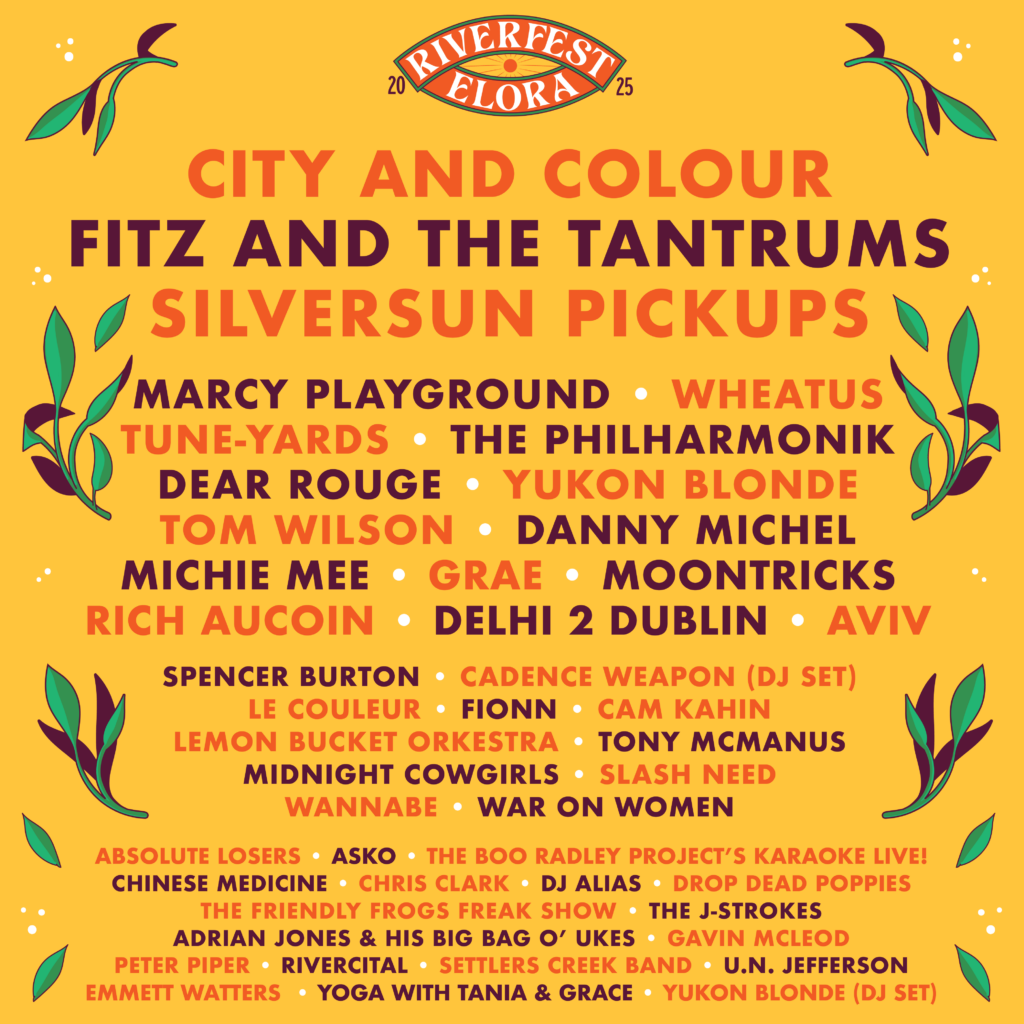 Riverfest Elora, August 15 - 17, 2025, Elora, Ontario
