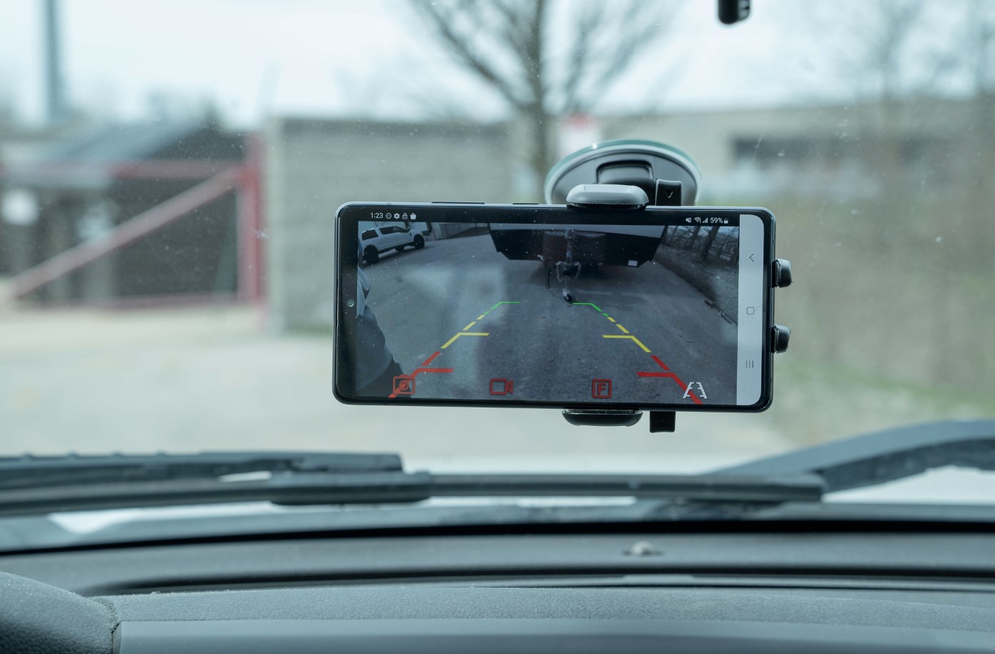 Air Lift Towtal View camera system uses your smartphone as a monitor.