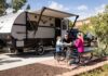 Camping at the Best Friends Animal Sanctuary, Kanab, Utah.