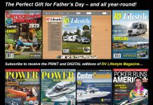 The perfect Father's Day gift for the outdoor enthusiast - a subscriptioin to RV Lifestyle Magazine, Power Boating Canada Magazine, Center Console Life Magazine or Poker Runs America Magazine...