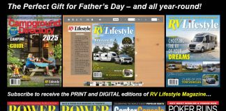 The perfect Father's Day gift for the outdoor enthusiast - a subscriptioin to RV Lifestyle Magazine, Power Boating Canada Magazine, Center Console Life Magazine or Poker Runs America Magazine...