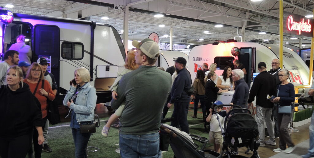Campkins RV brought many of their brands to the Fall RV Show, including Coachmen travel trailers and the Canadian-made Prolite models.