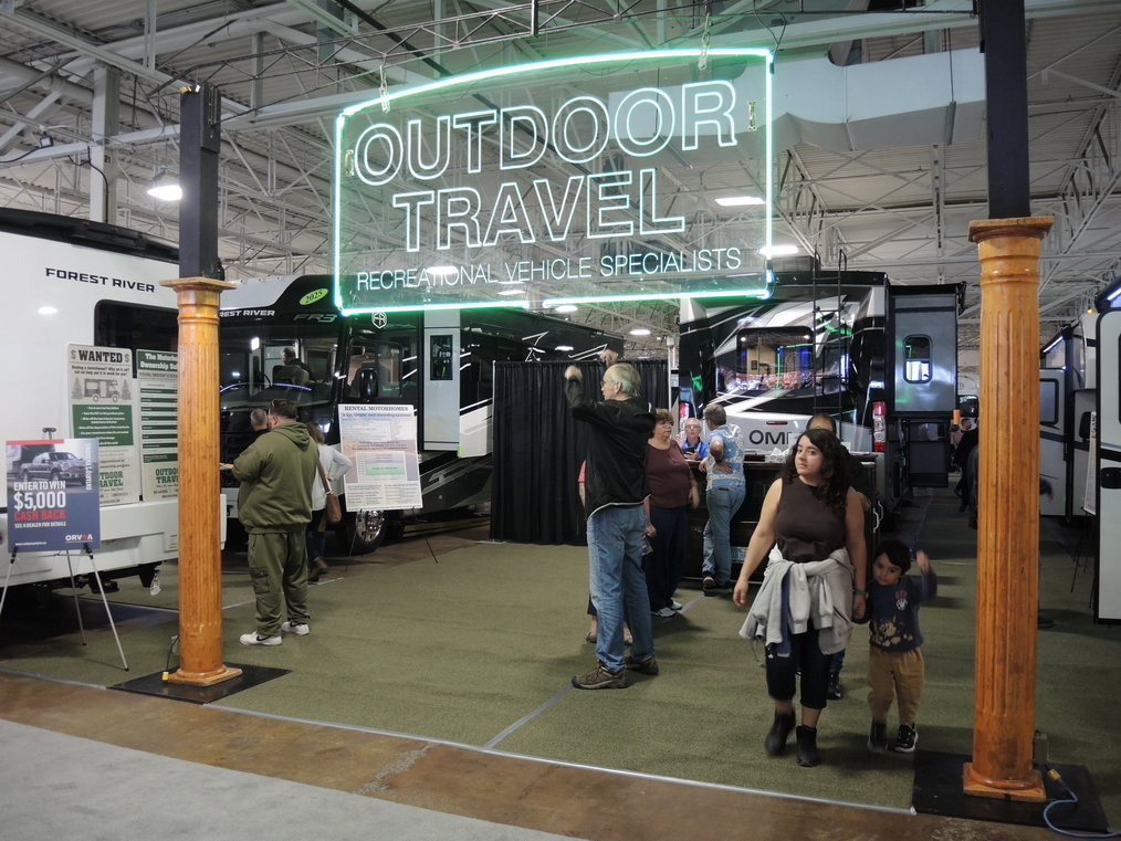 Outdoor Travel brought their Forest River models and an array of 2026 models to the Toronto Fall RV Show.