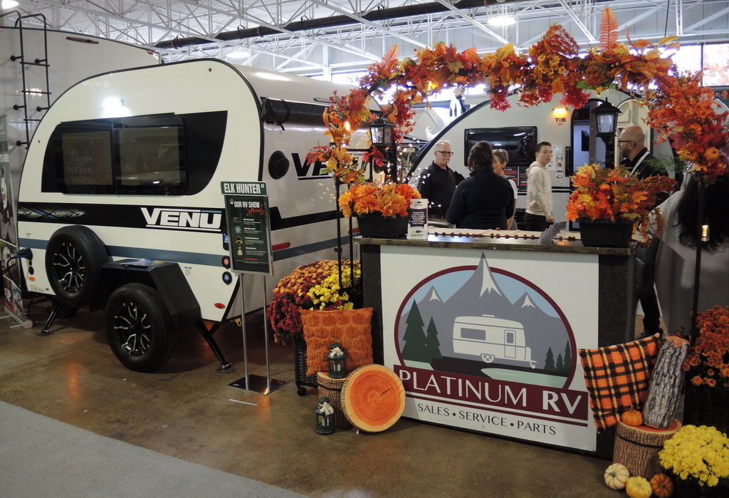 John Krohnert and his team from Platinum RV Sales brought a range of 2026 RV models to the Toronto Fall RV Show.