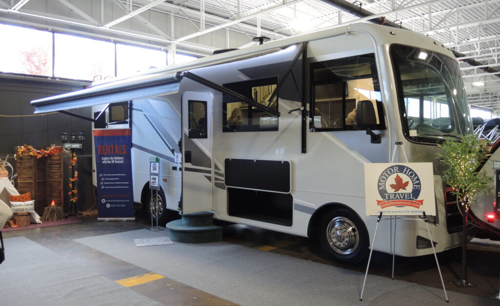Looking for a motorhome rental? Check out the Motor Home Travel display at the Toronto Fall RV Show.