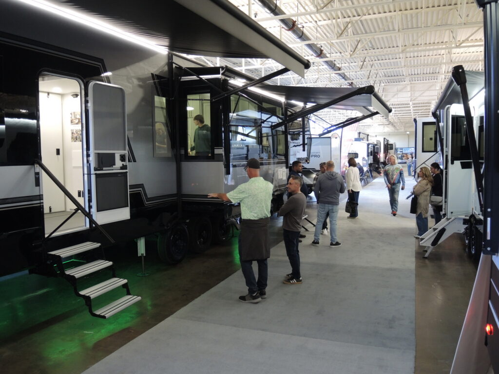 Layzee Acres RV Sales displayed the 2026 Brinkley RV models at the Toronto Fall RV Show.