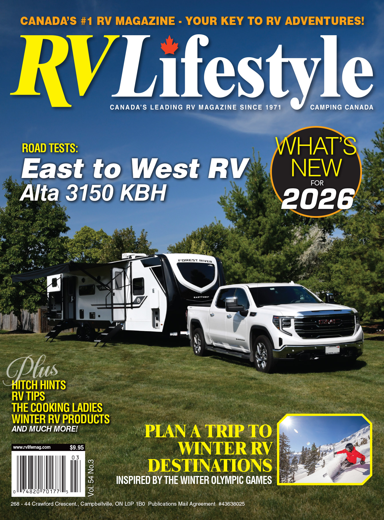 RV Lifestyle 54-3: East to West RV Alta 3150 KBH RV Lifestyle 54-3 magazine