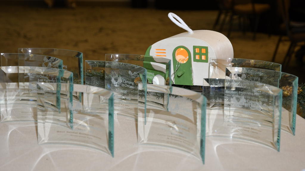 Camping in Ontario – Camper’s Choice Awards 2025 Camping in Ontario 2025 Camper's Choice Awards, presented at the AGM in Kitchener, Ontario, in November.