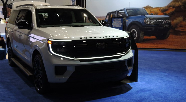 The 2026 Ford Expedition SUV, on display at the Canadian International AutoShow.