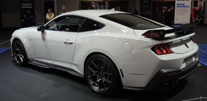 Ford Mustang Dark Horse SC - a 5.2L V8 powered performance machine, on display in Toronto for the first time at a Canadian Auto Show.