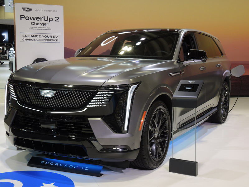 The 2026 Cadillac Escalade IQ, electrifying the display at the Canadian International AutoShow.