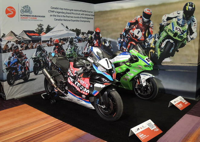 Come to the Canadian Tire Motorsports Track August 7 - 9, 2026 for the Superbike Double Header